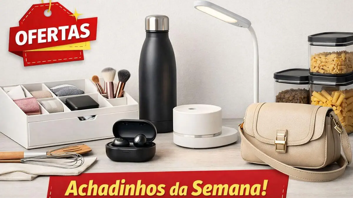 Ofertas da semana com produtos baratos e úteis para comprar online